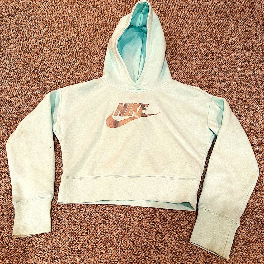 Nike crop hoodie sweatshirt